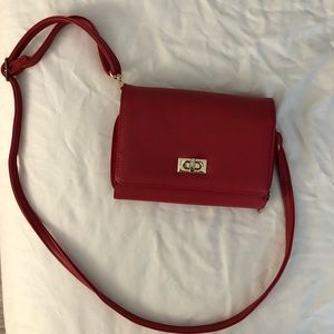 Cute red wallet purse crossbody